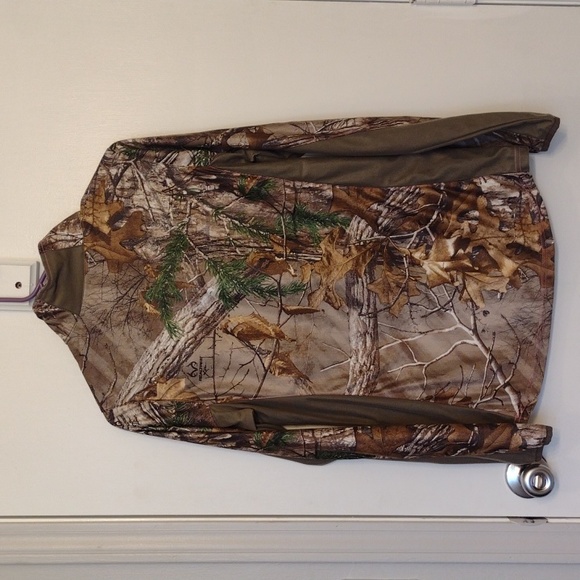 Game Winner Real Tree Felted Lightweight Fleece Camo Top size Small - Picture 7 of 12